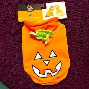 Pet Jack o lantern costume hoody